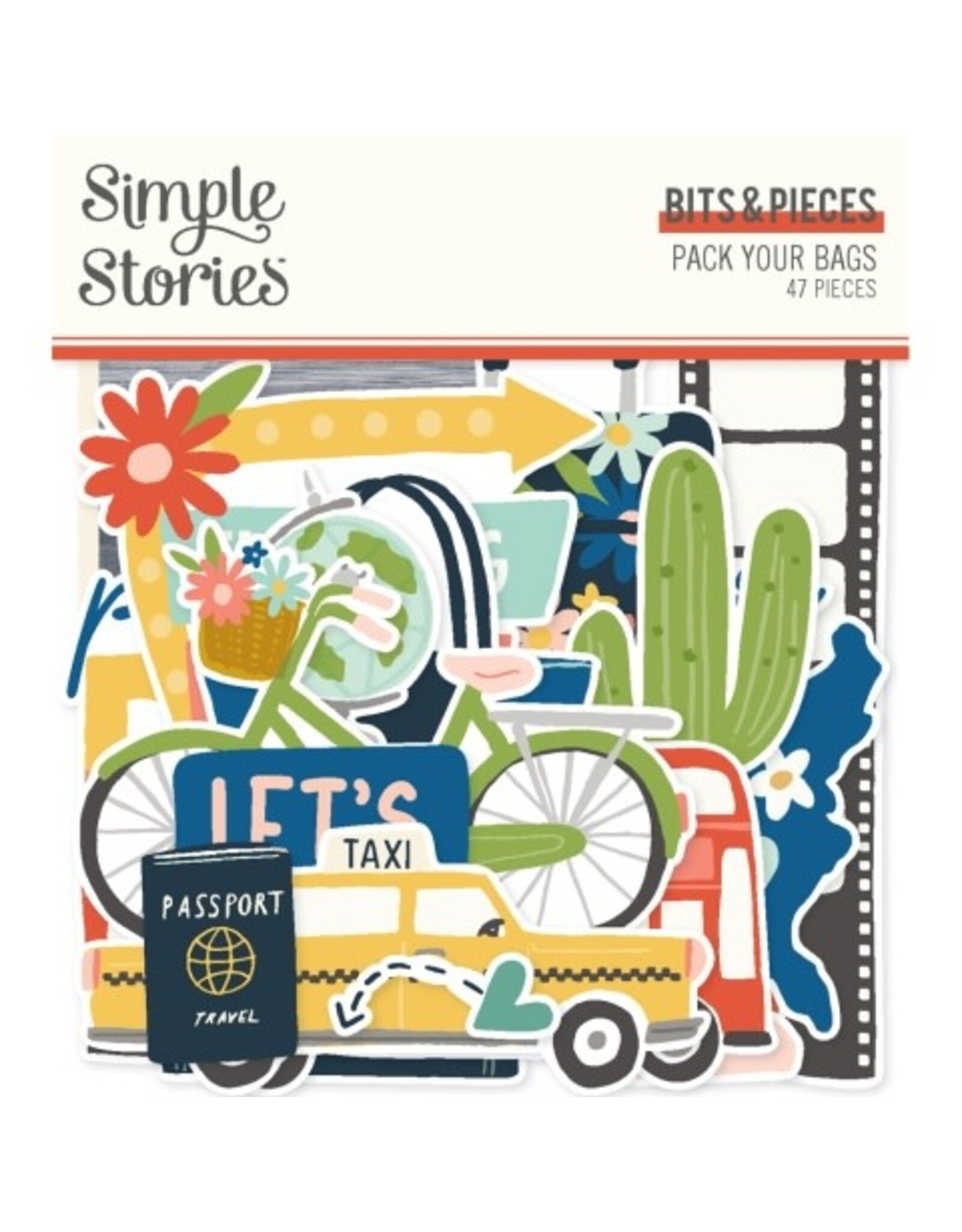 Simple Stories Pack Your Bags Bits & Pieces