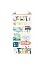 Simple Stories Pack Your Bags Foam Stickers