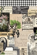 Simple Stories Simple Vintage Essentials Color Palette Black Collage 12X12 Designer Cardstock