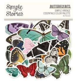 Simple Stories Simple Vintage Essentials Color Palette Butterfly Bits & Pieces