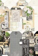 Simple Stories Simple Vintage Essentials Color Palette Cream & Black Tags