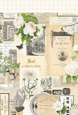 Simple Stories Simple Vintage Essentials Color Palette Cream Collage 12X12 Designer Cardstock