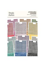 Simple Stories Simple Vintage Essentials Color Palette Letters & Labels Sticker Book