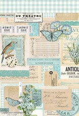 Simple Stories Simple Vintage Essentials Color Palette Mint Collage 12X12 Designer Cardstock