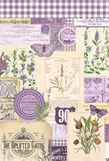 Simple Stories Simple Vintage Essentials Color Palette Purple Collage 12X12 Designer Cardstock