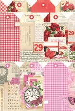 Simple Stories Simple Vintage Essentials Color Palette Red & Pink Tags