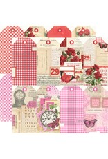 Simple Stories Simple Vintage Essentials Color Palette Red & Pink Tags