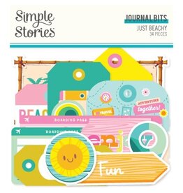 Simple Stories Just Beachy  Journal Bits & Pieces