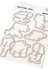 PINKFRESH STUDIO Happy Vibes Stamp and Dies