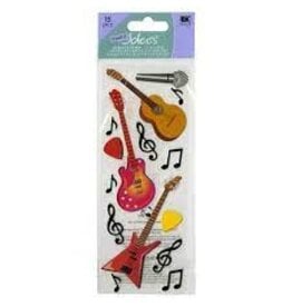 Jolee's Guitar and Music Notes Stickers