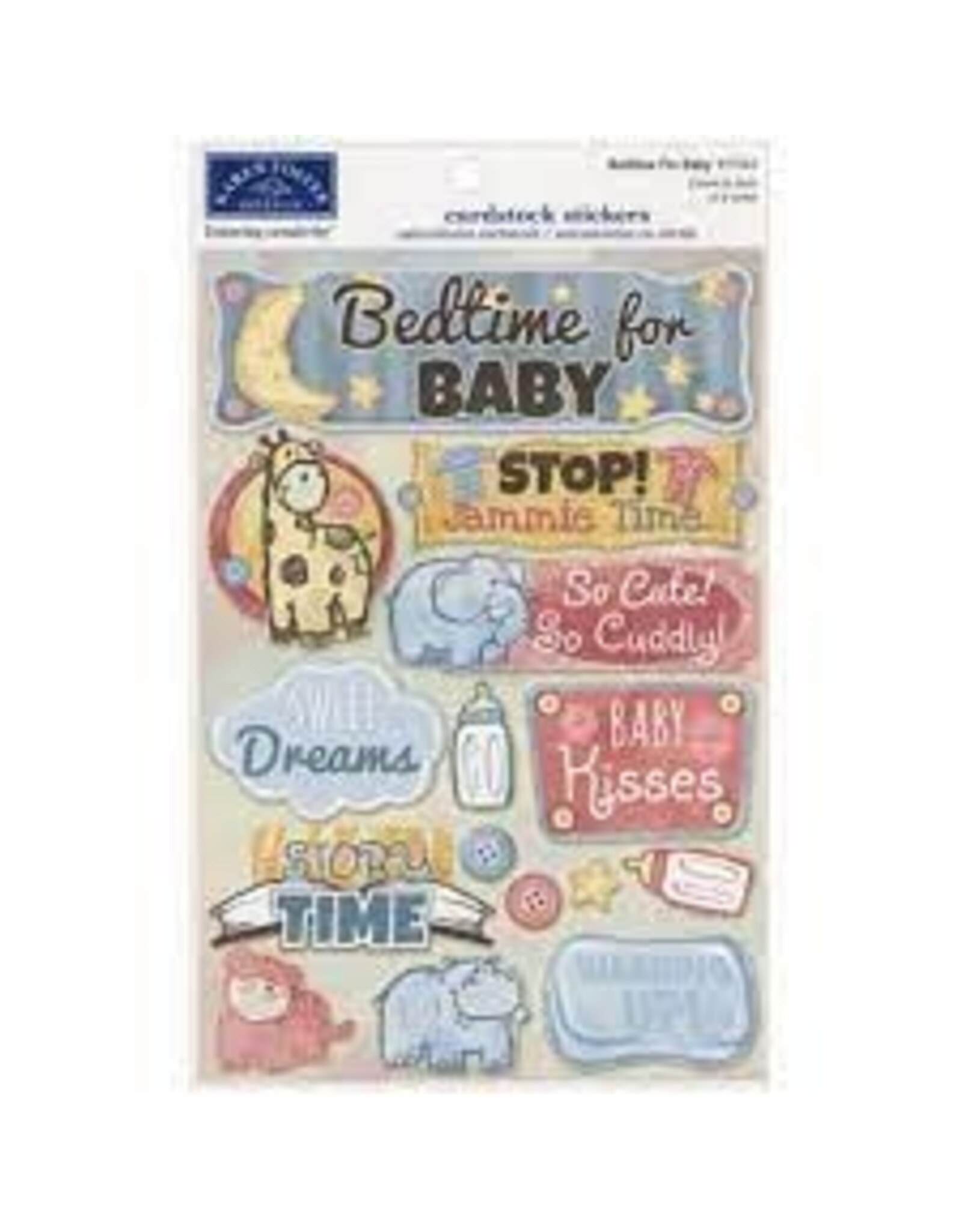 Karen Foster Bedtime for baby stickers