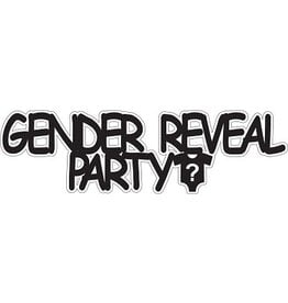 Petticoat Parlor Gender reveal banner boy (blue)