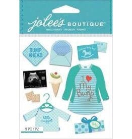 Jolee's Baby boy pregnancy 3d stickers