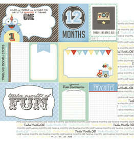 Scrapbook Customs Baby boy- 12mths paper