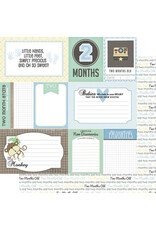 Scrapbook Customs Baby boy - 2mths paper