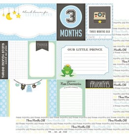 Scrapbook Customs Baby boy-3mths paper