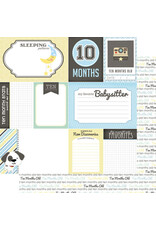 Scrapbook Customs Baby boy- 10mths paper