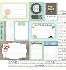 Scrapbook Customs Baby boy- 6mths paper