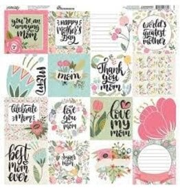 Reminisce Mom life stickers 12X12