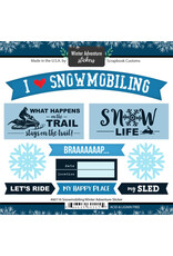 Scrapbook Customs Snowmobiling Stickers