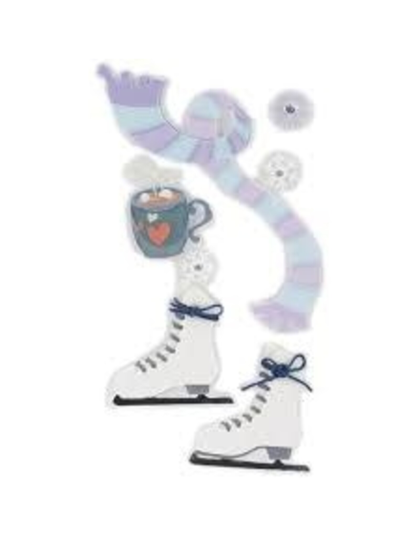 Sandylion Ice skates stickers (sandylion)