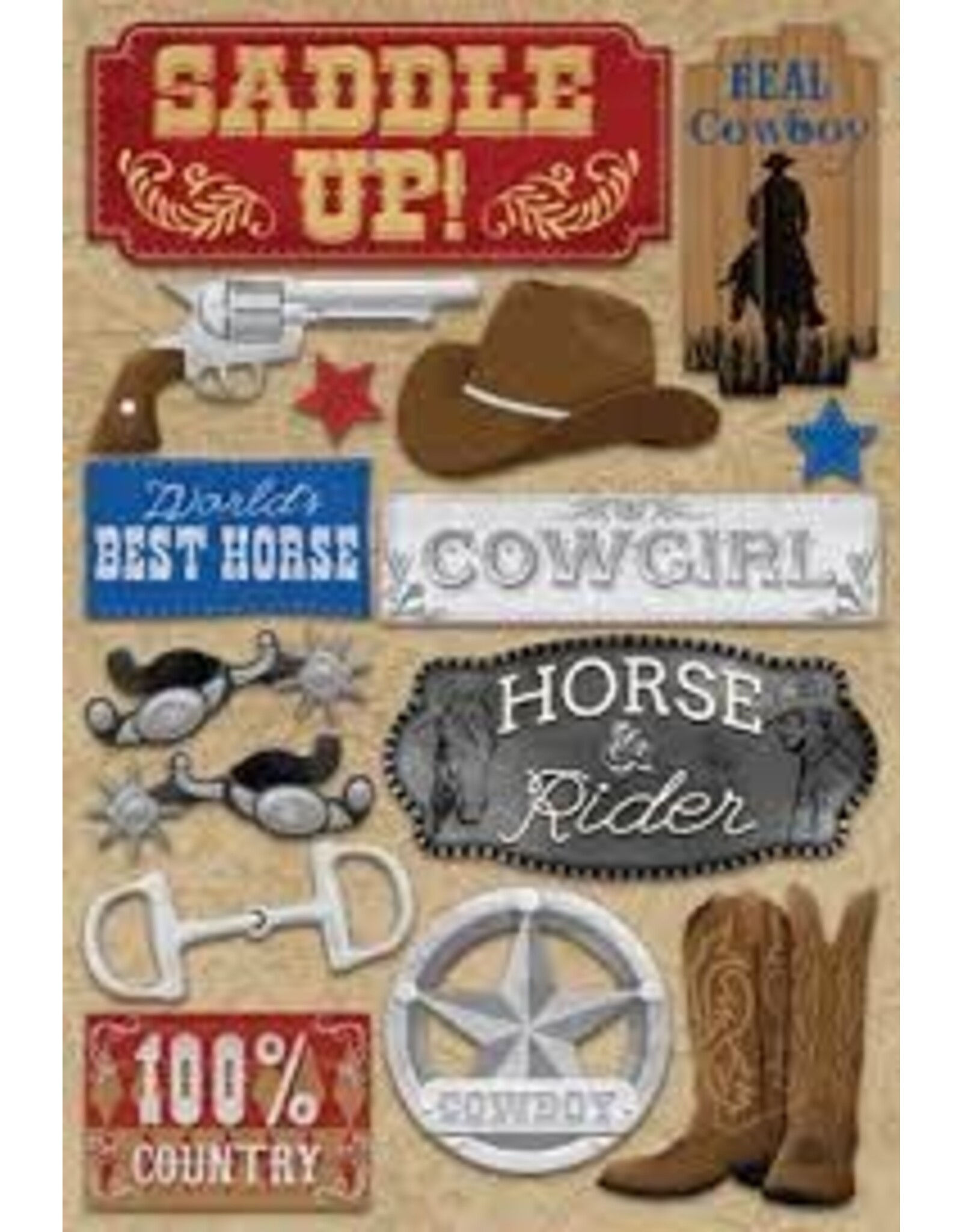 Karen Foster Saddle up stickers (karen f)