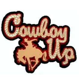 Cowboy up die cut