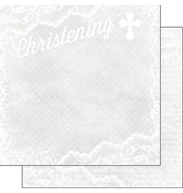 Scrapbook Customs Christening paper