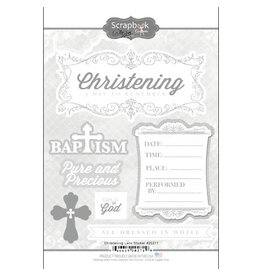 Scrapbook Customs Christening stickers