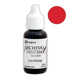 Ranger Archival Ink Reinker - Cayenne