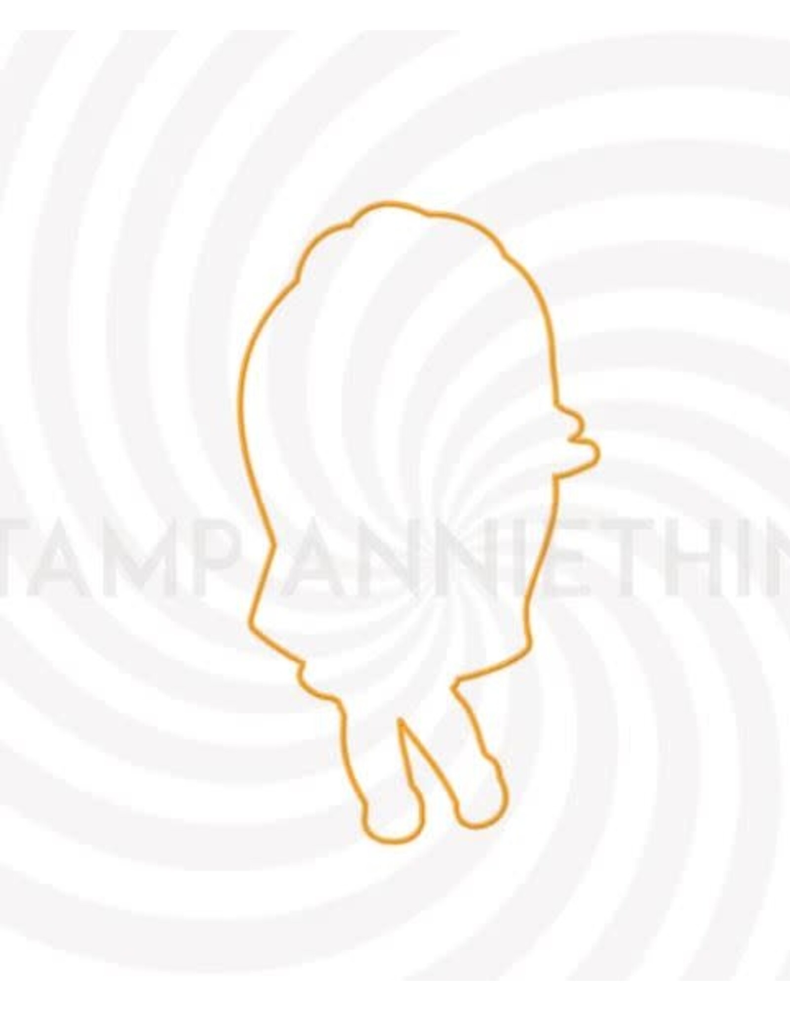 Stamp Anniething Cher - As If - Outline Die