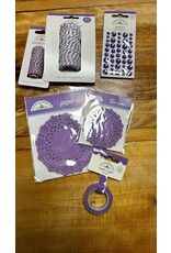 Doodlebug Design Lilac Embellishments