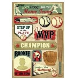 Karen Foster Baseball root for the home stickers