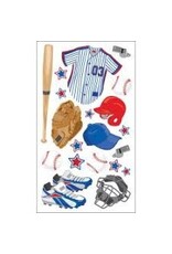 Baseball gear stickers
