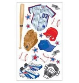 Baseball gear stickers