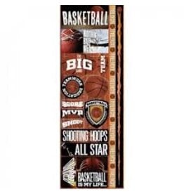 Reminisce Basketball die cut #3 stickers