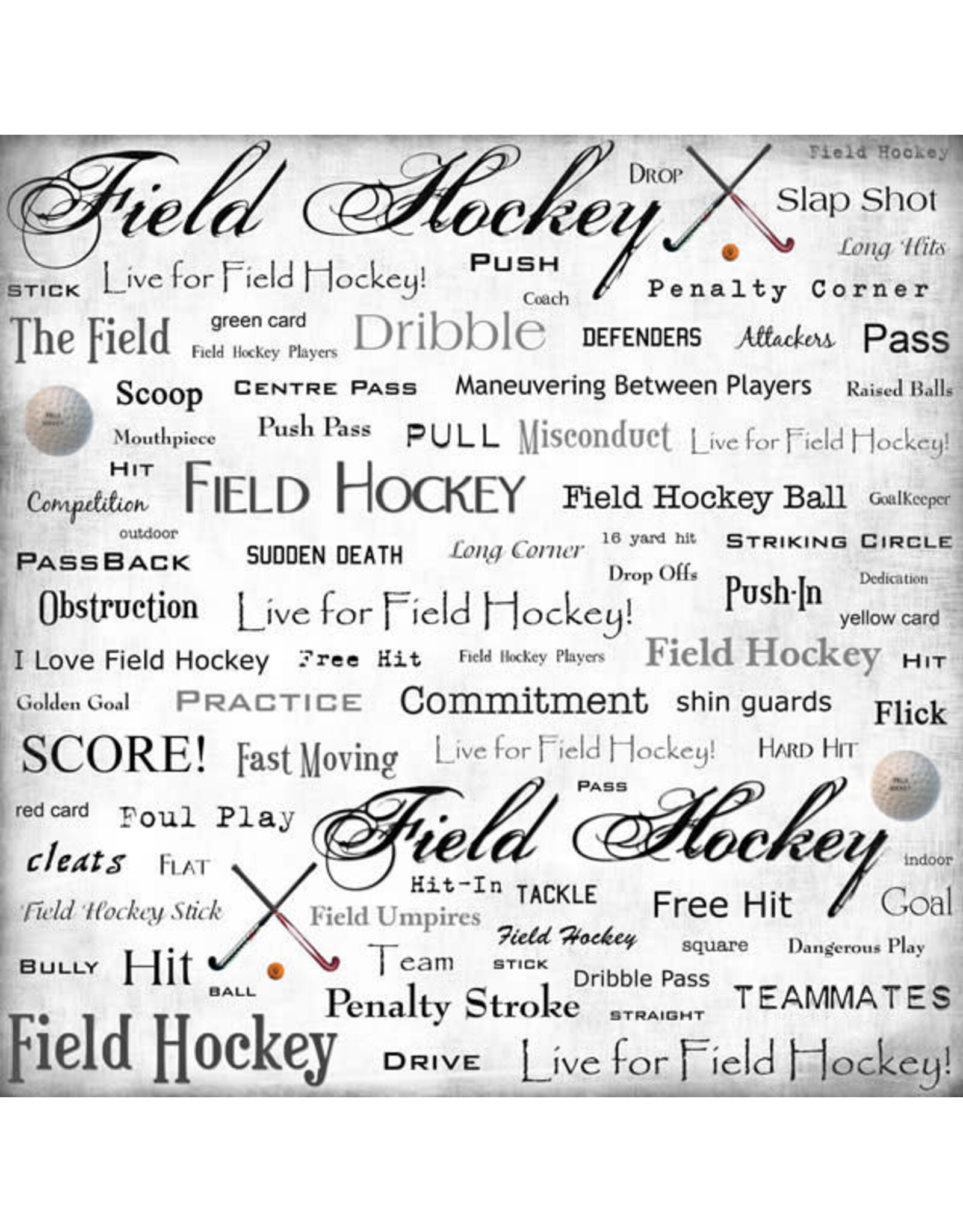 Stamping Station Field hockey paper