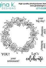 Gina K. Designs Let's Celebrate Stamp