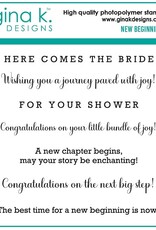 Gina K. Designs New Beginnings Stamp