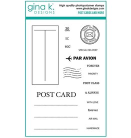 Gina K. Designs Post Cards and More Stamp