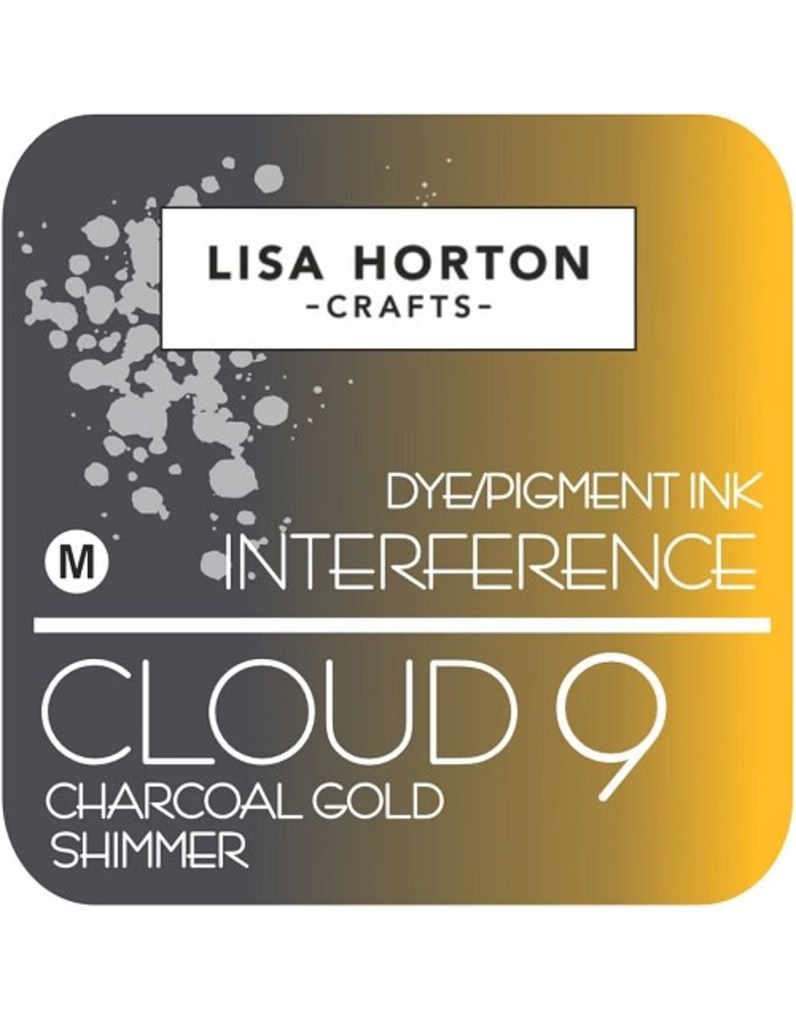 Lisa Horton Crafts Lisa Horton Crafts Interference Ink Charcoal Gold Shimmer