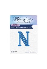Hunkydory Crafts Moonstone Dies - Dotty Initials & Numbers - N