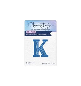 Hunkydory Crafts Moonstone Dies - Dotty Initials & Numbers - K
