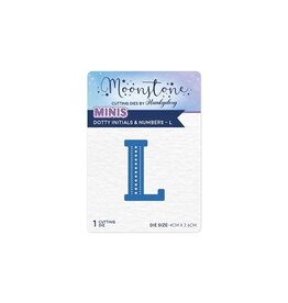 Hunkydory Crafts Moonstone Dies - Dotty Initials & Numbers - L