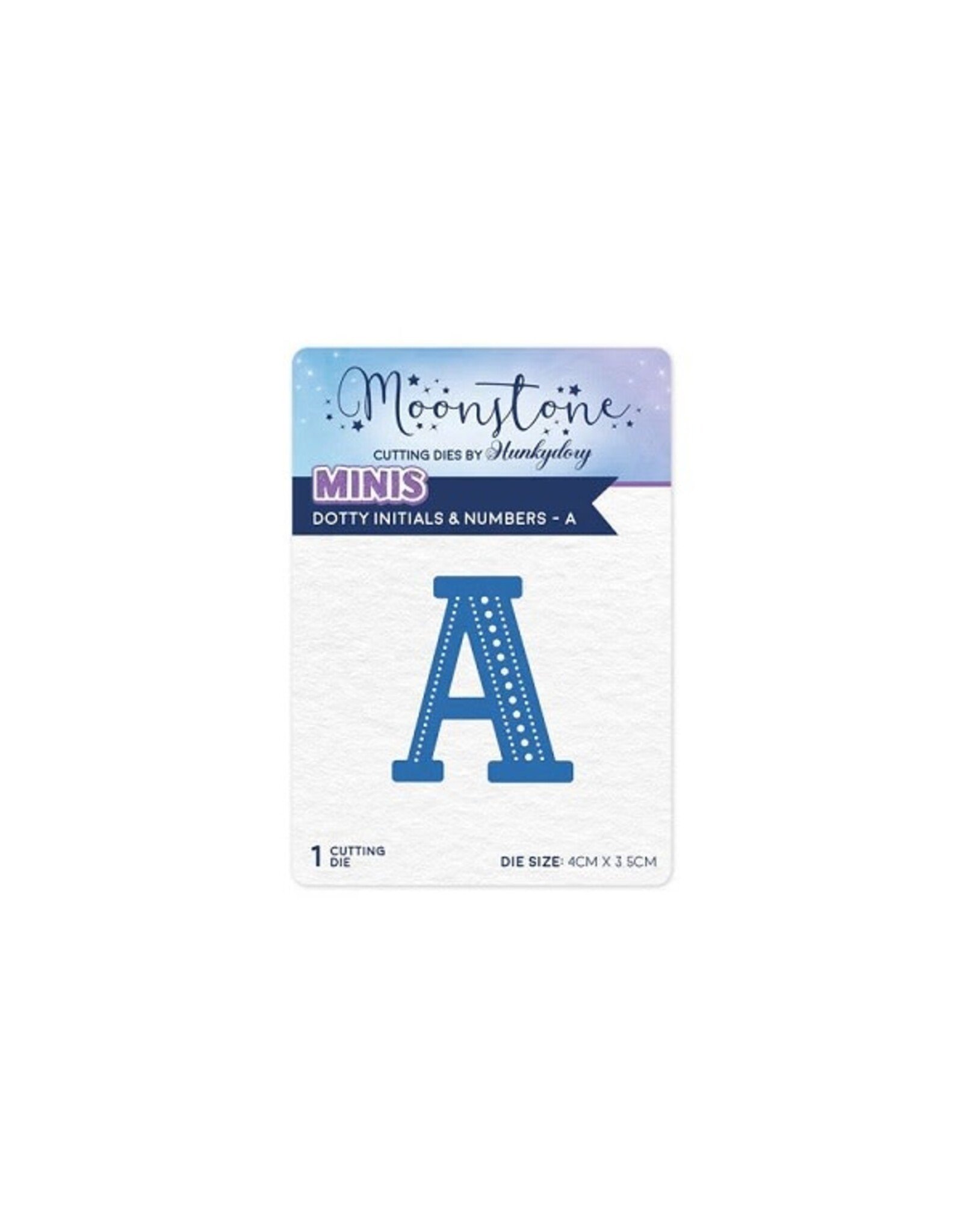 Hunkydory Crafts Moonstone Dies - Dotty Initials & Numbers - A