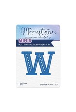 Hunkydory Crafts Moonstone Dies - Dotty Initials & Numbers - W