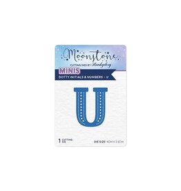 Hunkydory Crafts Moonstone Dies - Dotty Initials & Numbers - U