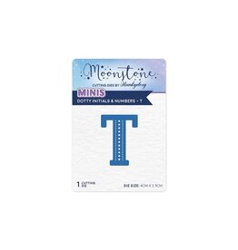 Hunkydory Crafts Moonstone Dies - Dotty Initials & Numbers - T