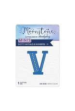 Hunkydory Crafts Moonstone Dies - Dotty Initials & Numbers - V