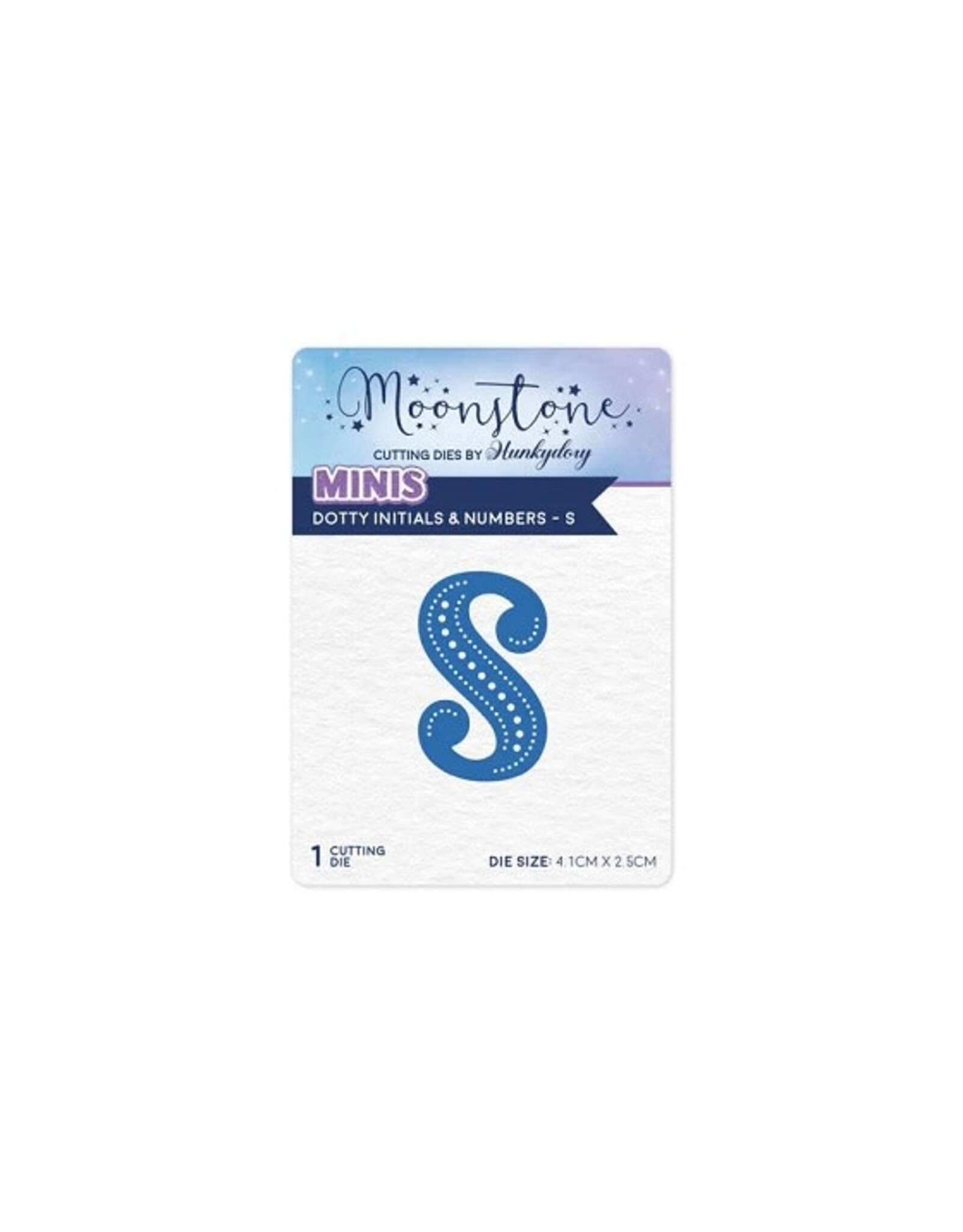 Hunkydory Crafts Moonstone Dies - Dotty Initials & Numbers - S